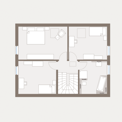 Grundriss Dachgeschoss Einfamilienhaus Home 5 von allkauf