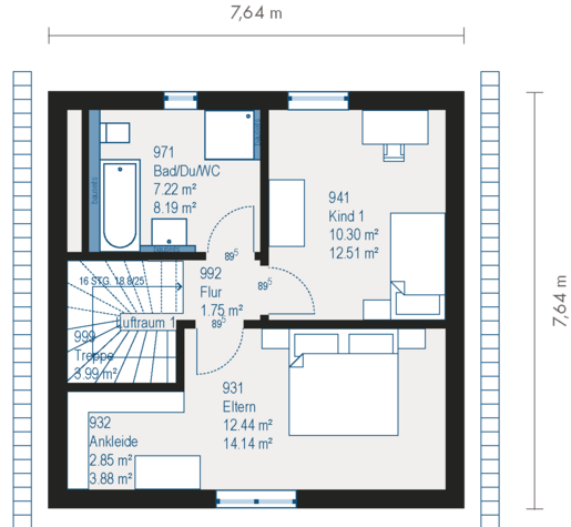 Grundrisse Einfamilienhaus Cosy 4 von allkauf 