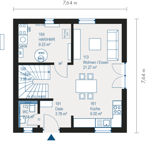 Grundrisse Einfamilienhaus Cosy 4 von allkauf 