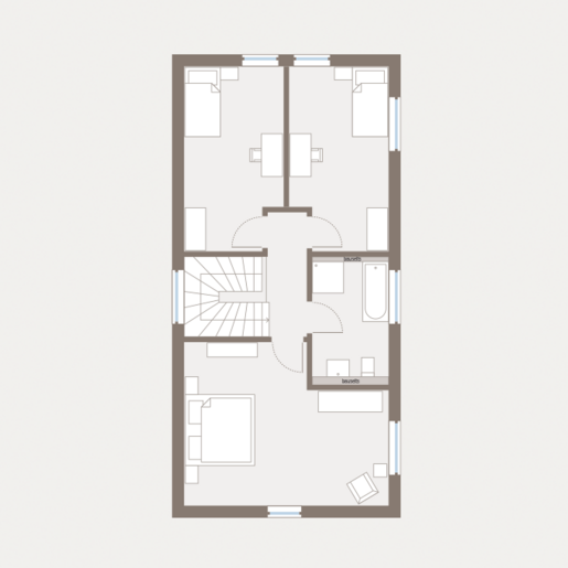 Grundriss Dachgeschoss Einfamilienhaus Cityline 1 von allkauf 