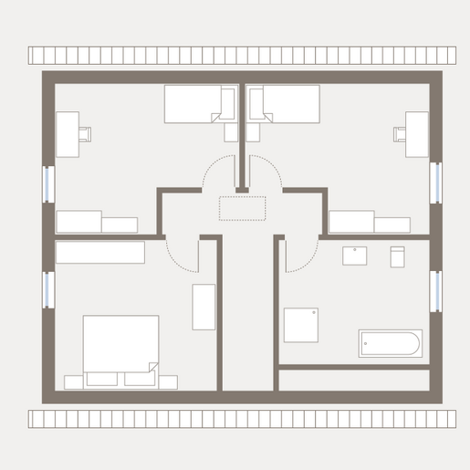 Grundriss Dachgeschoss Aktionshaus Move 3 von allkauf.