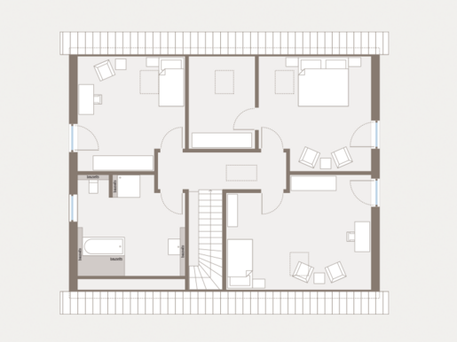 Grundriss Dachgeschoss Mehrfamilienhaus Generation 3 von allkauf 