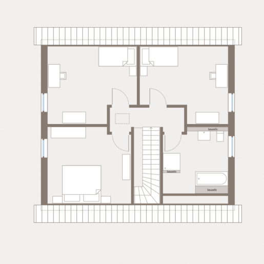 Grundriss Dachgeschoss Einfamilienhaus Home 4 von allkauf