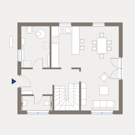 Grundriss Erdgeschoss Aktionshaus Move 1 von allkauf.