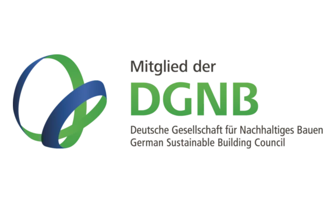 Logo der Deutschen Gesellschaft für Nachhaltiges Bauen, DGNB.