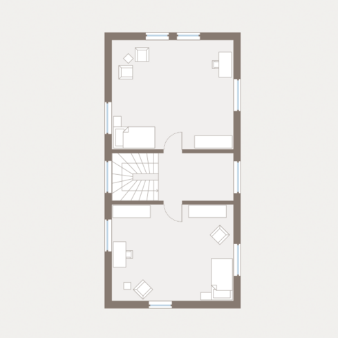 Grundriss Dachgeschoss Einfamilienhaus Cityline 2 von allkauf 