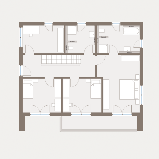 Grundriss Dachgeschoss Bauhaus Cult 5 von allkauf